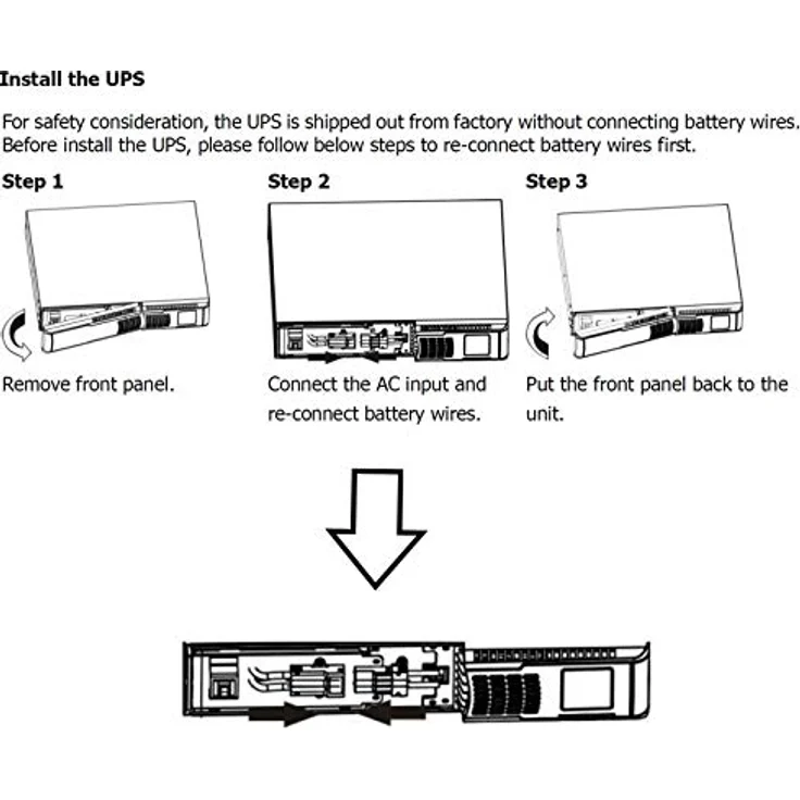 FSP Fortron Champ 1k Rack Mount, Online-USV, 1000 VA - 900W, bis 300VAC, mit USB, RS-232 und intelligenten Steckplatz für zusätzliche Schnittstellen, wie Protokollwandler oder Relaiskarten – Bild 6