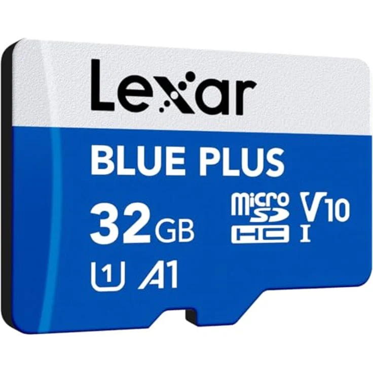 Lexar microSDHC Blue Plus UHS-I V10, 32 GB mit SD Adapter, Lesegeschwindigkeit 100MB/s – Bild 2