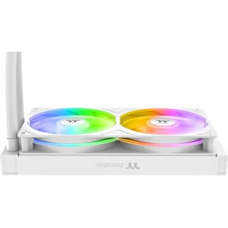 Thermaltake TH240-S V3 ARGB Sync Snow, AiO-Wasserkühlung mit 2x 120mm Lüftern, bis 2500 rpm, 37.8 dB – Bild 3