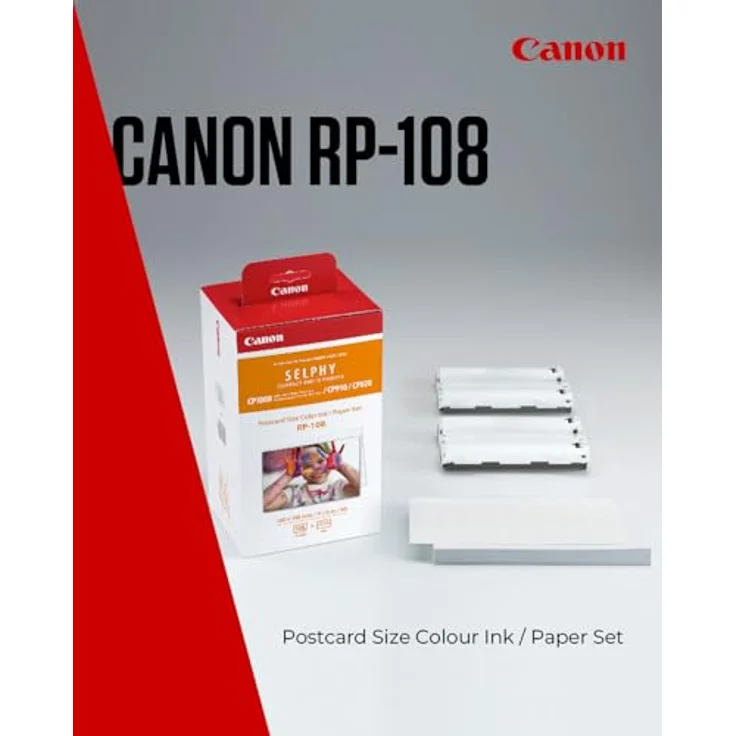 Canon Druckerkartusche RP-108 und Papier für Selphy CP Fotodrucker Serie - Preisvergleich – Bild 2