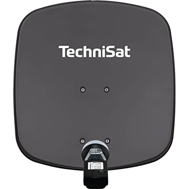 TechniSat DIGIDISH 45 – Satelliten-Schüssel für 1 Teilnehmer (45 cm kleine Sat Anlage - Komplettset mit Wandhalterung und Satfinder V/H-LNB) grau – Bild 2