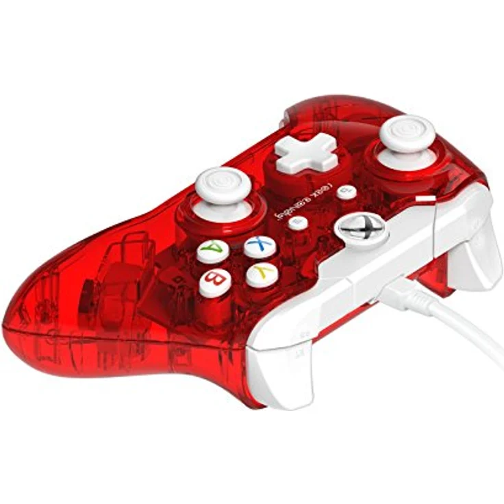 PDP Rock Candy Wired Controller Stormin' Cherry Transparent, Rot (048-012-NA-RD) (PC, Xbox One, Xbox Series) – Bild 3