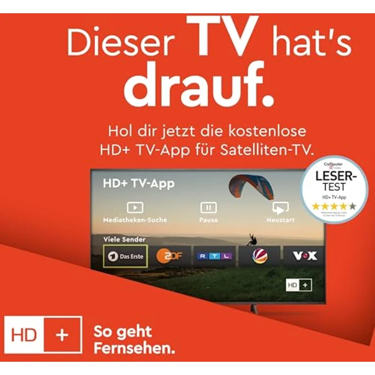 TELEFUNKEN QLED TV D65Q920B2CW, 65 Zoll Smart Fernseher mit 4K UHD, Dolby Vision HDR, Dolby Atmos und Triple-Tuner, 6 Monate HD+ inkl. – Bild 5