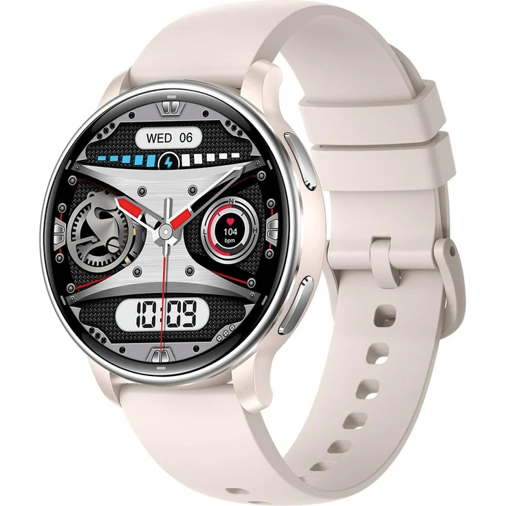 Atlanta 9746/3 Aktivitätstracker, Smartwatch mit GPS, Herzfrequenzmessung und Champagnerfarbenem Gehäuse
