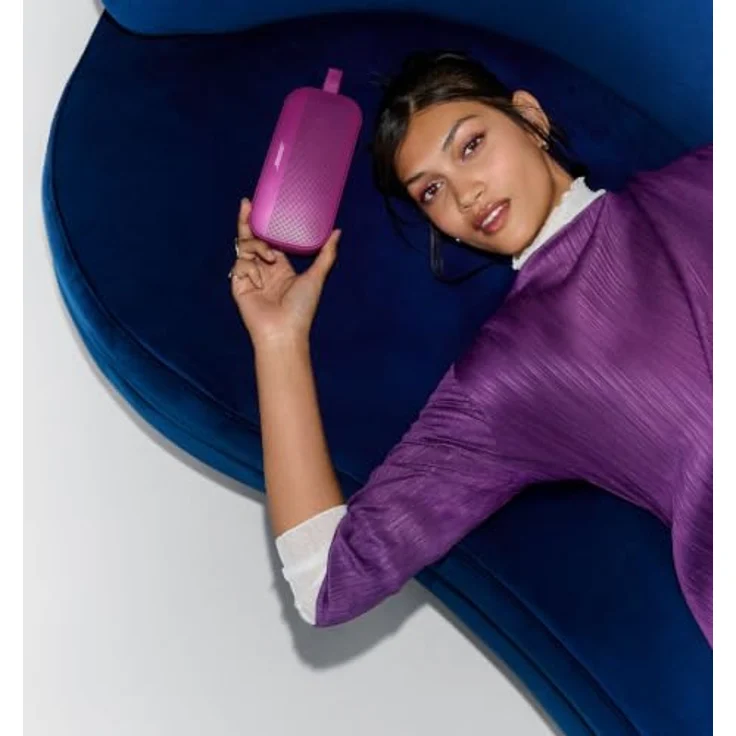Bose SoundLink Flex (2. Gen) Tragbarer Bluetooth Lautsprecher, wasserdicht/staubdicht, naturgetreuer Klang, bis zu 12h Akkulaufzeit, Maulbeer-Rosa - Limited Edition – Bild 4