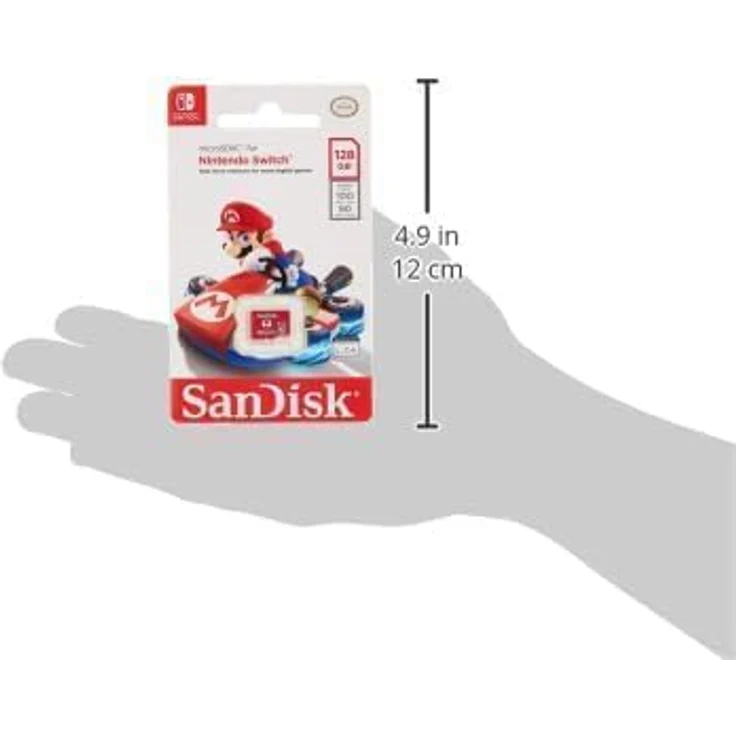 SanDisk microSDX Nint Switch 128GB BULK (microSDXC, 128 GB, UHS-I), Speicherkarte, Rot – Bild 6