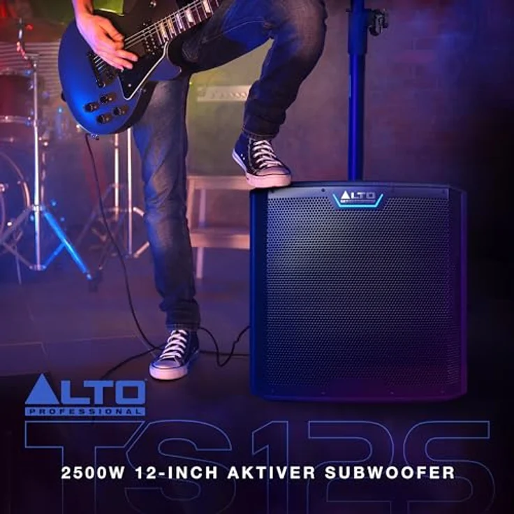 Alto Professional TS12S, Aktiver PA Lautsprecher mit 1600 W für kraftvollen Bass, schwarz – Bild 8