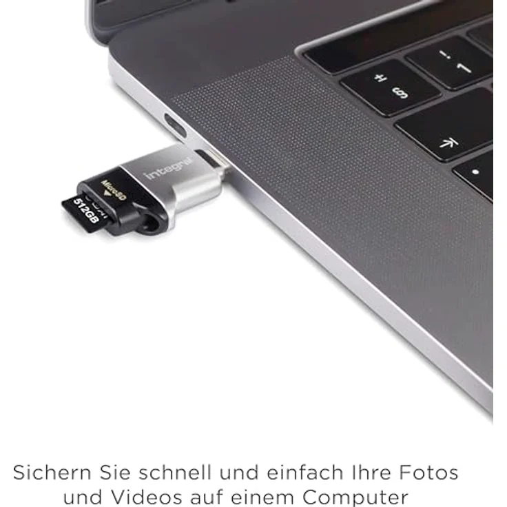Integral Micro SD Kartenleser USB 3.0-USB C Typ C OTG Speicherkartenadapter für Micro SD, microSDHC, microSDXC – Bild 3