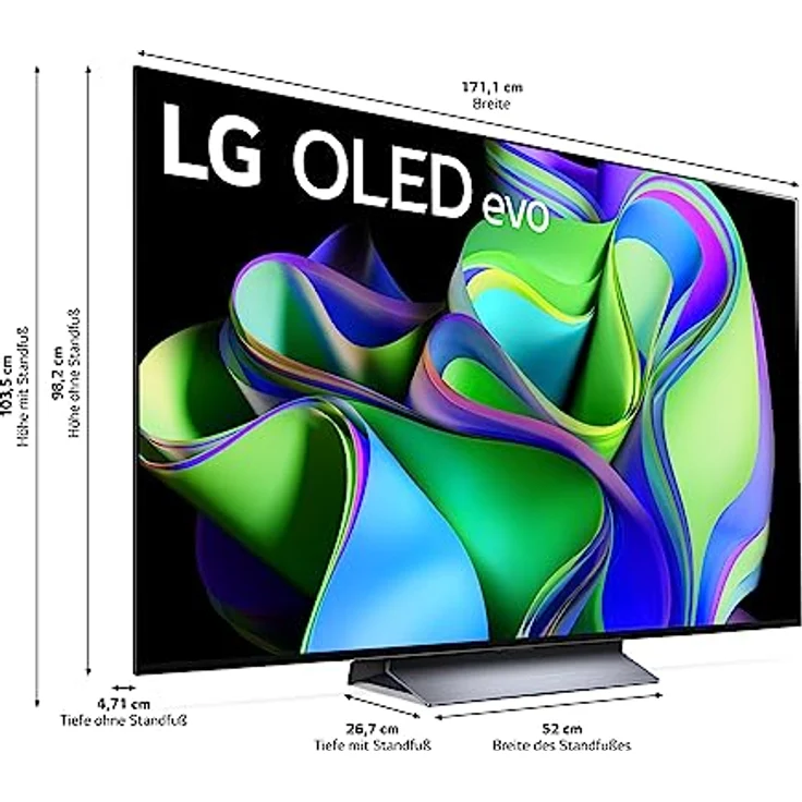 LG OLED77C37LA TV 195 cm (77 Zoll) OLED evo Fernseher (Smart TV, Brightness Booster, 120 Hz) [Modelljahr 2023] – Bild 4