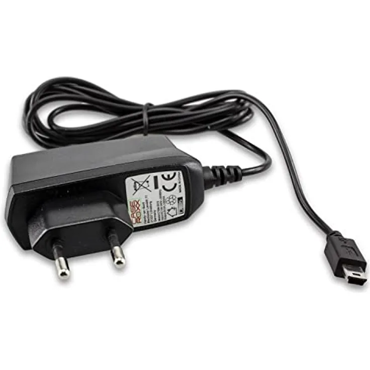 caseroxx Ladegerät passend für BOIFUN Babyphone, Ersatzladegerät Mini USB 2.0 Ah (alte Version)