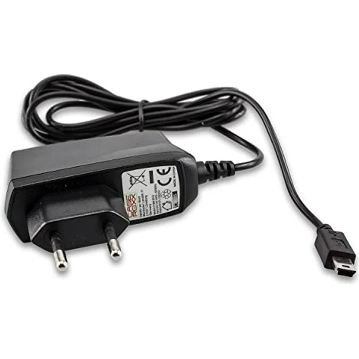 caseroxx Ladegerät passend für BOIFUN Babyphone, Ersatzladegerät Mini USB 2.0 Ah (alte Version) – Bild 1