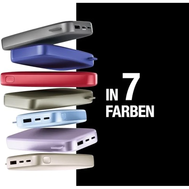 FRESH N REBEL 2PB18100DL2 Powerbank, 18000 mAh, 20W PD Ultra Fast Charging, lila, USB-A und USB-C, 6 Sicherheitsfunktionen – Bild 6