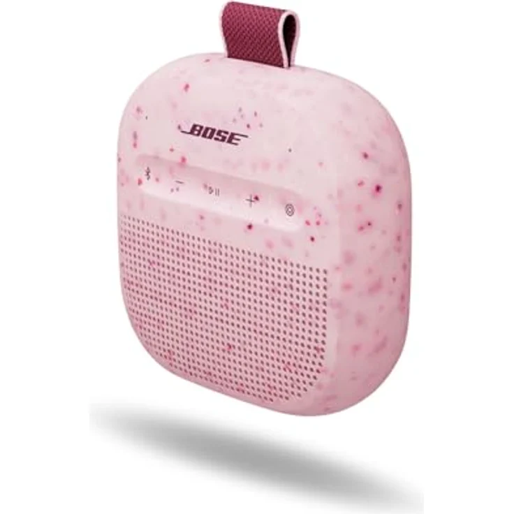 Bose SoundLink Micro Lautsprecher (2. Gen.), tragbarer Bluetooth-Lautsprecher mit bis zu 12 Stunden Akkulaufzeit, wasserdicht und staubdicht, Blütenrosa - Limited Edition – Bild 4