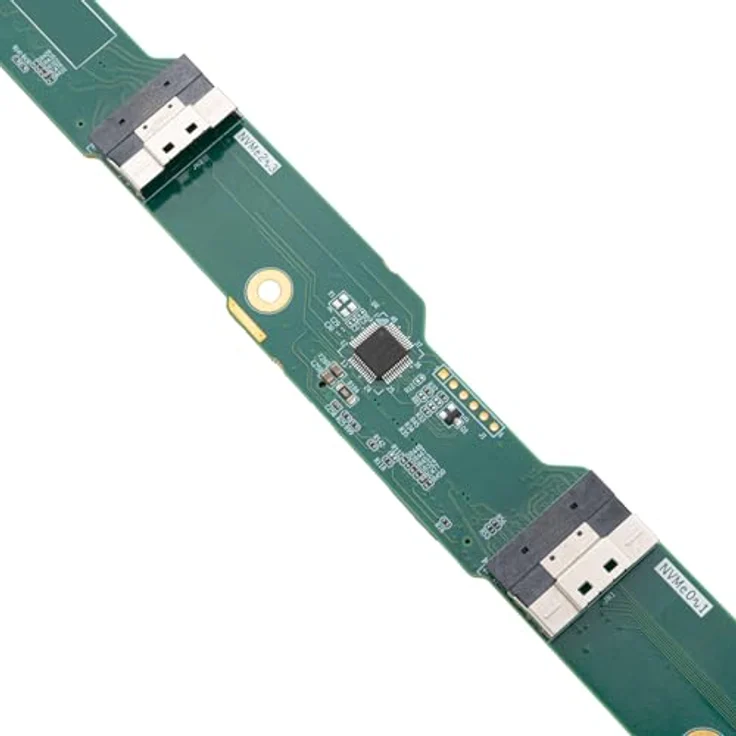 SilverStone Technology SST-RAC-BP-304N, 4-Bay Server-Backplane für 2.5"/3.5" HDDs mit U.2 SSD-Unterstützung, bis zu 4 PCIe Gen 4 NVMe U.2 (SFF-8639) SSDs – Bild 4