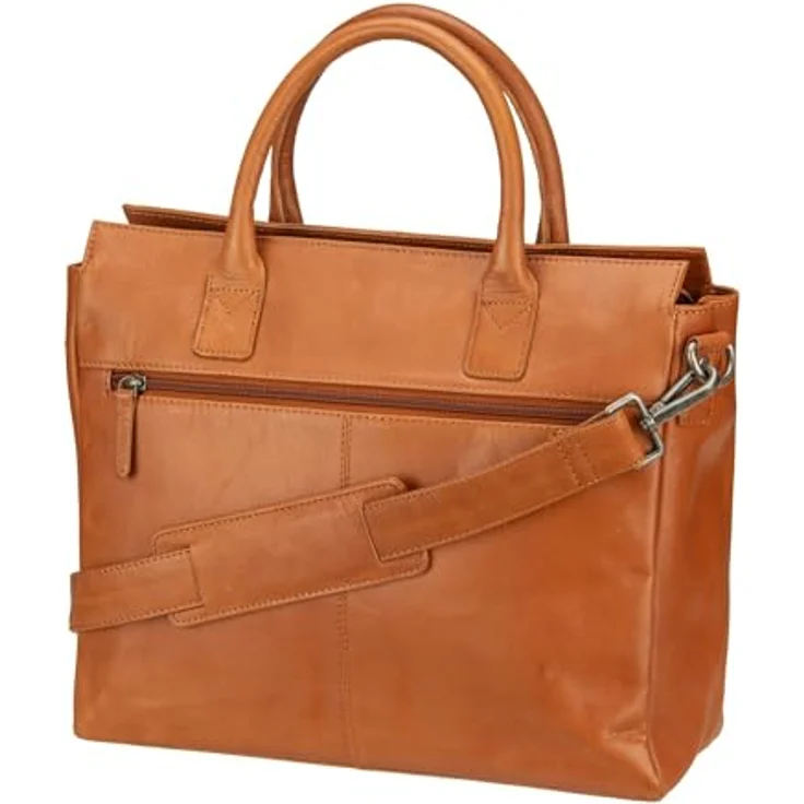 Greenburry Fiorentina Aktentasche Leder, 34 cm mit Laptopfach (14.57"), Notebooktasche, Braun – Bild 2