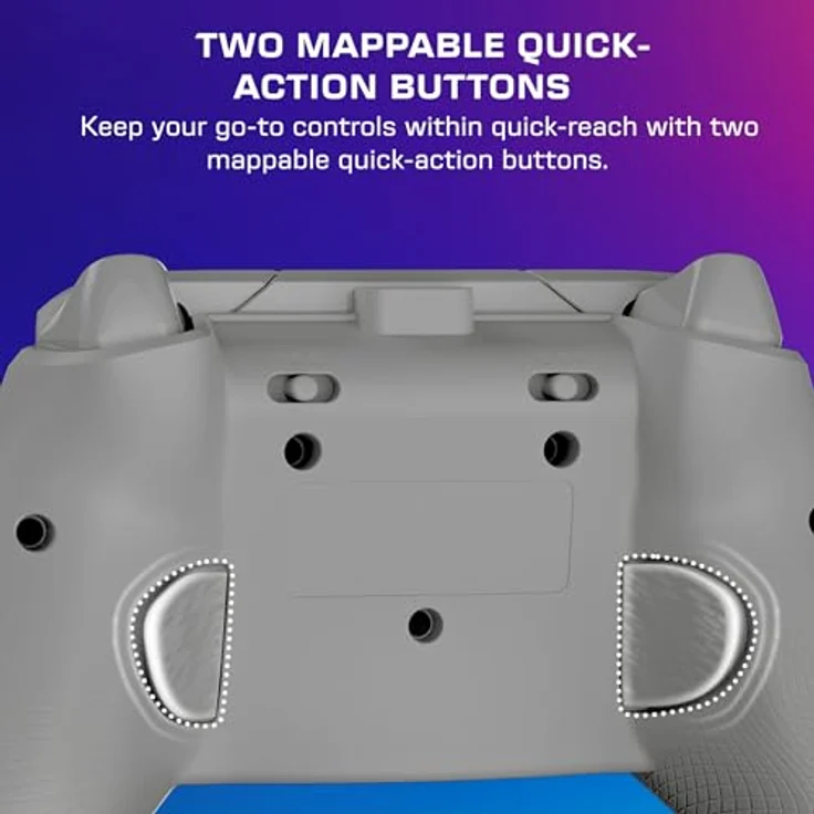 Turtle Beach Afterglow Wave Wired Controller · XB, Gaming Controller mit RGB-Beleuchtung, ergonomischem Design und programmierbaren Tasten, Grau – Bild 3
