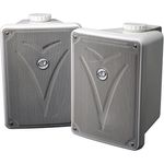 Kicker KB 6000W, 2-Wege Außen-Lautsprecher weiß, 75/150 Watt RMS/MAX, Frequenzgang 55-22.000 Hz, Wandmontage