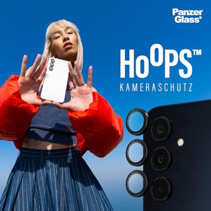Panzer Glass PanzerGlass™ Hoops Kamera Schutz für Samsung Galaxy A35 - Stilvoller Schutz, Einfache Installation, Kristallklar – Bild 2