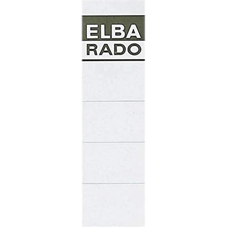 ELBA Aktenordner Rückenschild breit/kurz 44 x 155 mm (B x H) weiß 10 St./Pack. – Bild 2