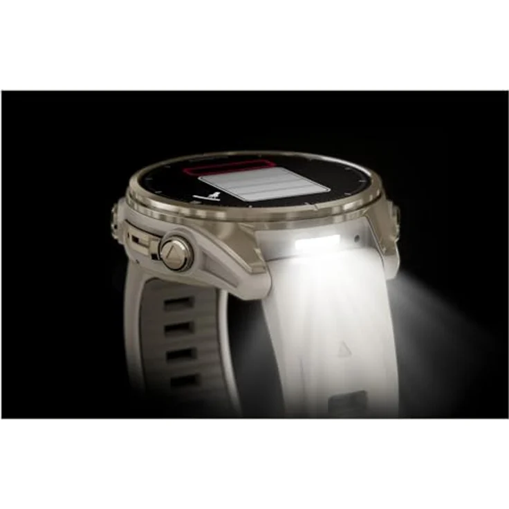 Garmin Fenix 8 Smartwatch (43 mm) mit AMOLED-Display und Titan-Lünette, nebelgrau-softgold – Bild 5
