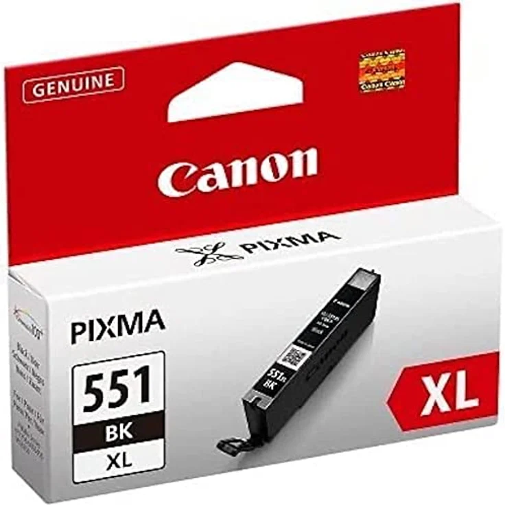 CANON CLI-551XL BK BL Tinte schwarz 5.530 Seiten 1-pack blister mit Alarm – Bild 2