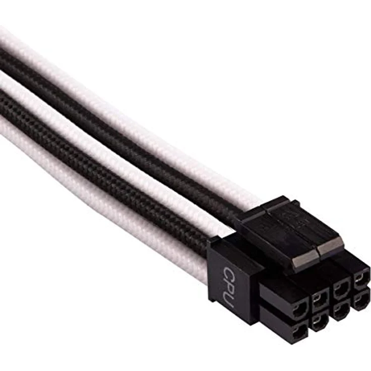 Corsair Premium individually sleeved starter kit (Type 4, Generation 4) - Stromkabelkit - Schwarz, weiß (CP-8920220) – Bild 5