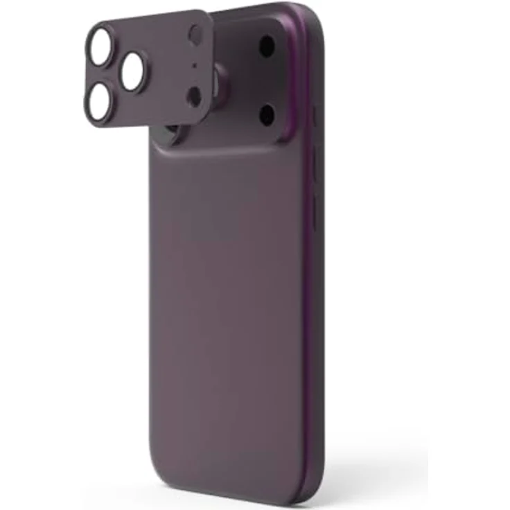 Hama Cam Protect Pro Kameraschutzglas für Apple iPhone 18 Pro Max, Dunkelrot – Bild 1