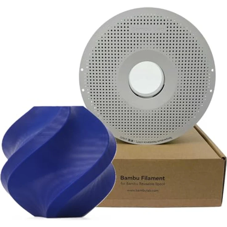 Bambu Lab PETG HF 1.75mm, Hochgeschwindigkeits 3D-Filament mit ausgezeichneter Druckqualität, blau – Bild 2
