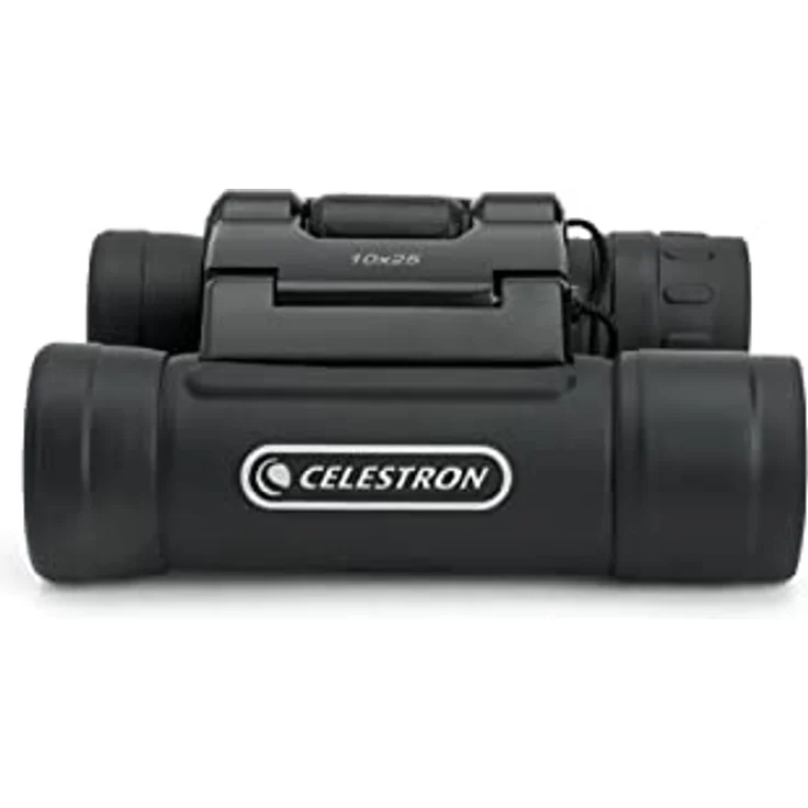 Celestron 71232 UpClose G2 10 x 25 Dachkantprismen-Fernglas, Schwarz - Kompaktes, mehrfach vergütetes Fernglas mit praktischem Klappdesign – Bild 4