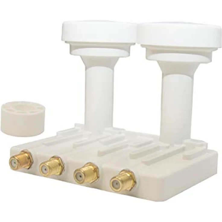 PremiumX SAT Anlage 80cm Ziegelrot, Quad Monoblock mit 38,7 dB Gewinn und 8x F-Stecker – Bild 6