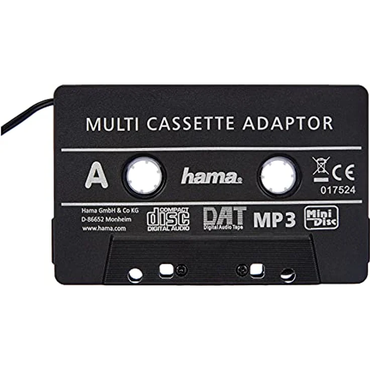 Hama KFZ-Kassettenadapter (Smartphones-MP3-CD-Player-iPod-Tablets am Autoradio, Tape mit 3,5 mm Klinkenstecker, Stereo) schwarz - Preisvergleich – Bild 4