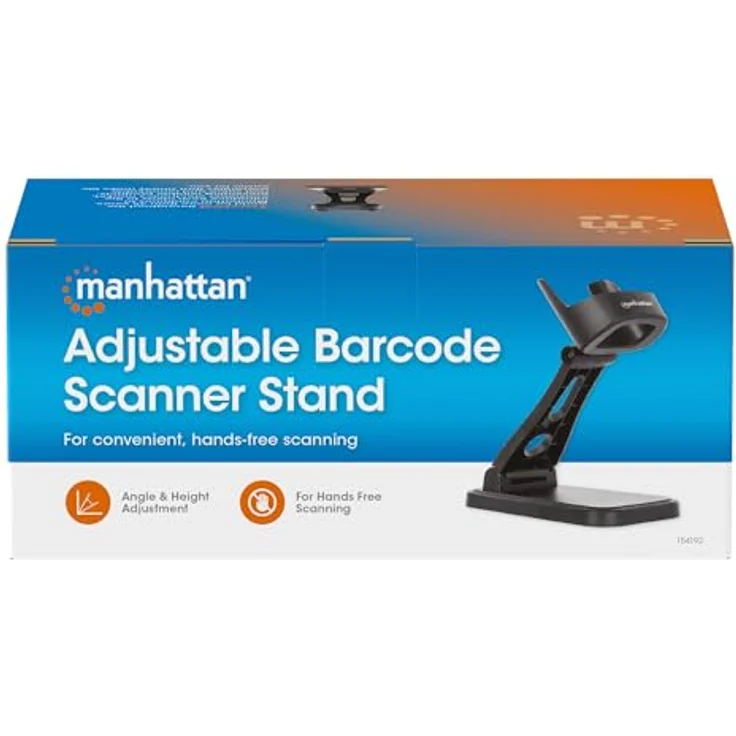 MANHATTAN Barcodescanner-Halterung, universelle Montage, flexibler Schwenkarm, robuste Metallausführung, Kabelmanagement – Bild 3