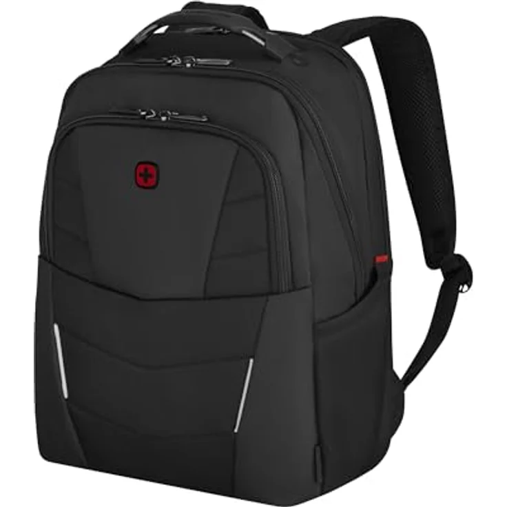 WENGER Altair Laptop-Rucksack mit Tabletfach, Notebook bis 15,6 Zoll, Tablet bis 10 Zoll, 22 l, Damen Herren, Büro Business Uni, Schwarz – Bild 2