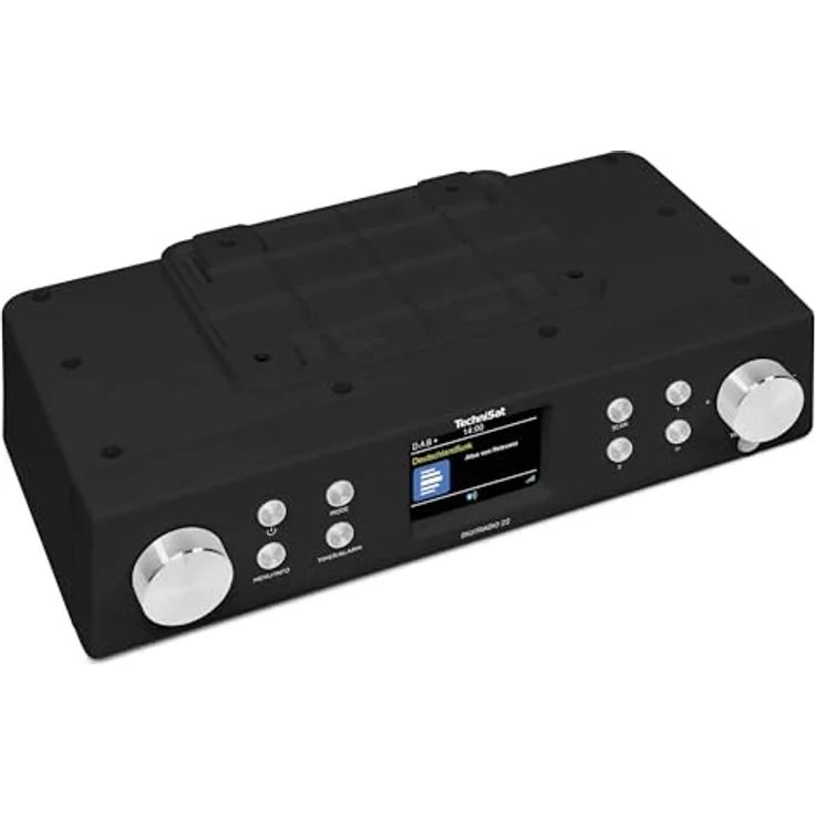 TechniSat DIGITRADIO 22 - DAB+ Unterbau-Küchenradio mit Bewegungssensor (DAB+, UKW, 2" Farbdisplay, Favoritenspeicher, Wecker, 2 Watt) schwarz – Bild 1