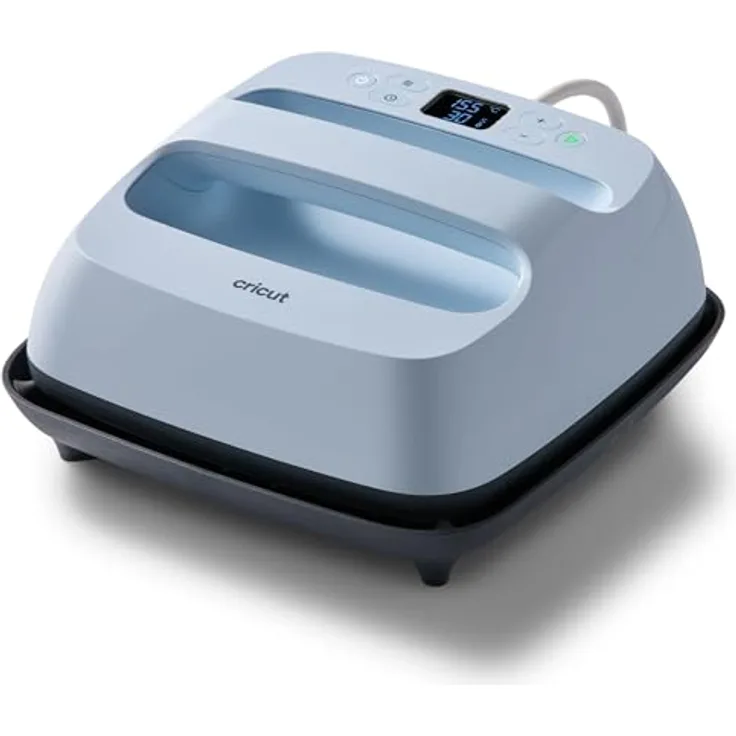 Cricut EasyPress 3, Heizplatte 22,5 cm x 22,5 cm (9 Zoll) mit Bluetooth-Verbindung und präziser Temperaturkontrolle bis 205 °C für T-Shirts, Kissen und Tragetaschen