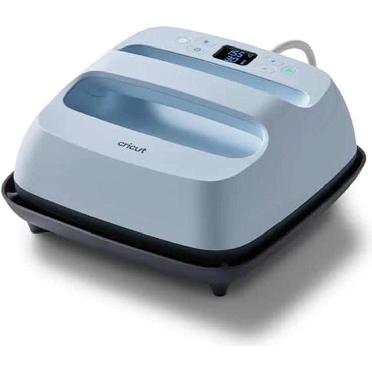 Cricut EasyPress 3, Heizplatte 22,5 cm x 22,5 cm (9 Zoll) mit Bluetooth-Verbindung und präziser Temperaturkontrolle bis 205 °C für T-Shirts, Kissen und Tragetaschen – Bild 1
