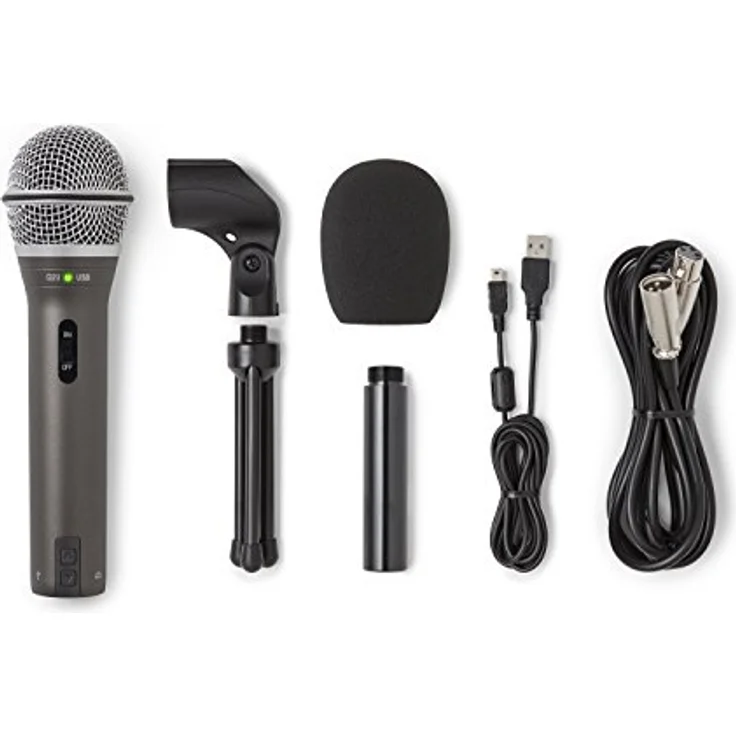 Samson Q2U Aufnahme- und Podcasting-Paket - Dynamisches USB - XLR-Mikrofon mit Zubehör – Bild 2