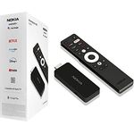 Nokia Streaming Stick 800, Android TV (Chromecast, HDMI, H.264, HEVC H.265, Netflix, Prime Video, Disney+), Schwarz