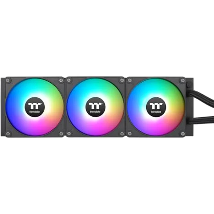 Thermaltake TH420 V2 Ultra EX | ARGB | All-In-One Liquid Cooler, leiser Betrieb mit Anti-Vibrations-Gummipads, RGB-Beleuchtung – Bild 2