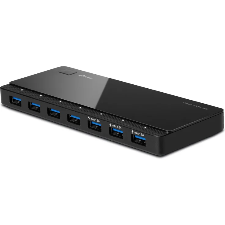 TP-Link UH700, USB 3.0 7-Port Hub mit bis zu 5 Gbit/s und integrierten Schutzfunktionen