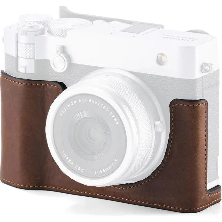 Tilta Leather Camera Case für Fujifilm GFX100RF, Kameratasche mit Schutz und bequemem Griff, Braun