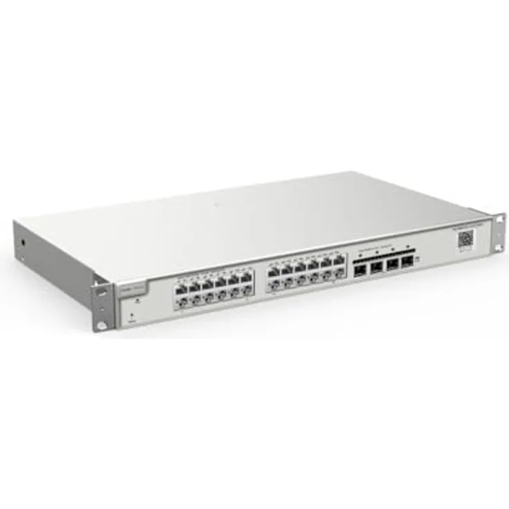 Ruijie RG-NBS5100-24GT4SFP, 24-Port Desktop Netzwerk Switch mit 4 SFP Ports, Cloud-Managed und Layer 3 Switching