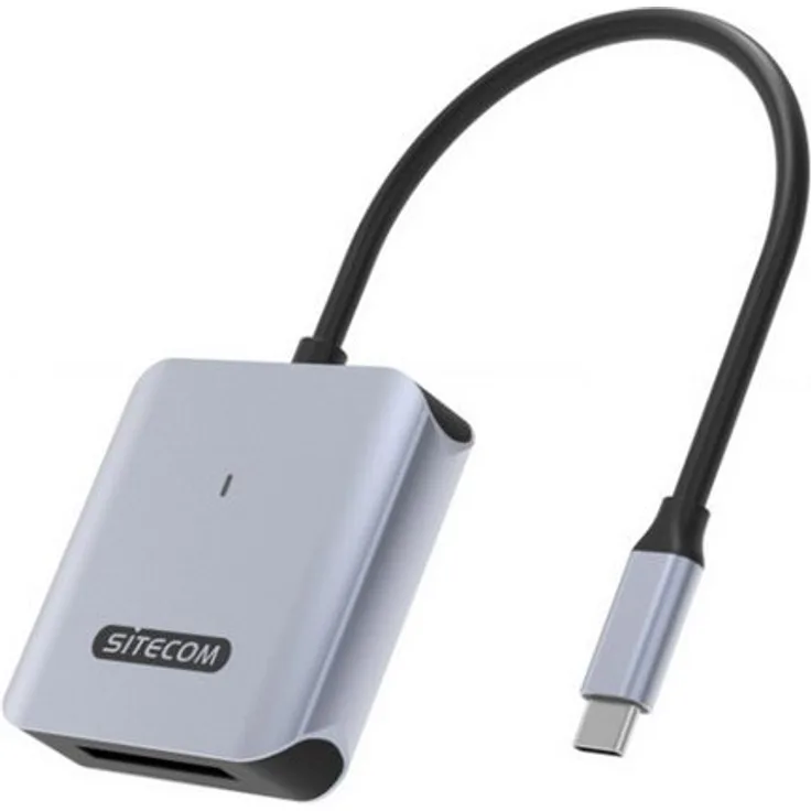 Sitecom USB C Kartenleser CFexpress Type B, 900 MB/s für Foto und Video, Metallgehäuse
