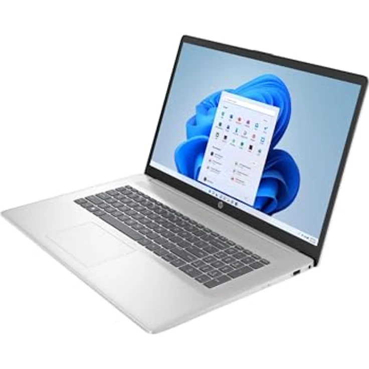 HP 17,3" Laptop 17-cp3475ng, FHD, AMD R7-7730U, 16GB RAM, 512GB SSD, Windows 11, Silber – Bild 2
