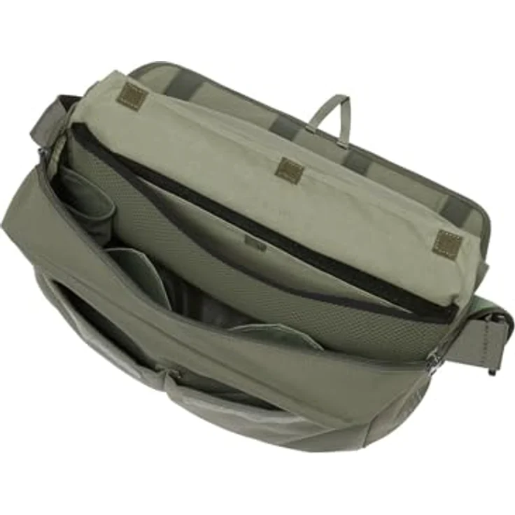 Vaude Coreway Messenger, Laptop-Tasche mit 38 cm Fach, khaki, 100% PET – Bild 2