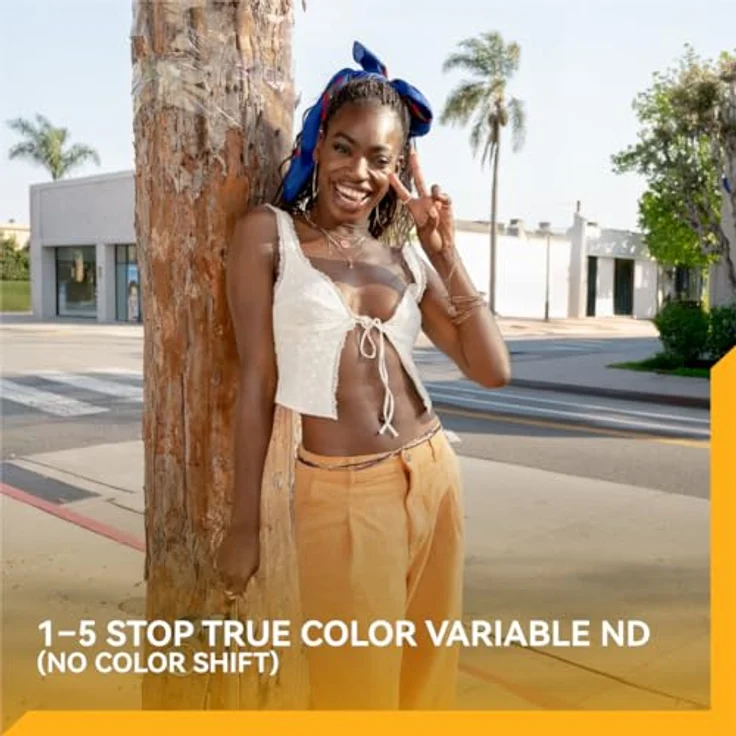 NiSi JetMag Pro VND Flex Kit (82MAG), Variabler ND-Filter mit 1-5 Blendenstufen und integriertem Pol-Filter, inkl. Magnet Adapterringe und Aufbewahrungstasche – Bild 3