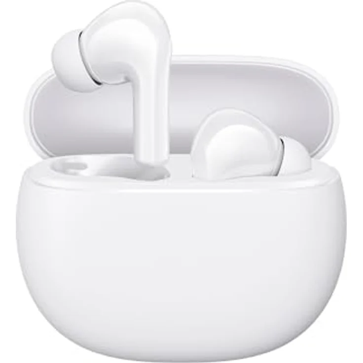 Xiaomi Redmi Buds 4 Active Bluetooth 5.3 In-Ear Kopfhörer, Power Bass, Intelligenter Touch mit bis zu 28h Batterielaufzeit - Weiß – Bild 1