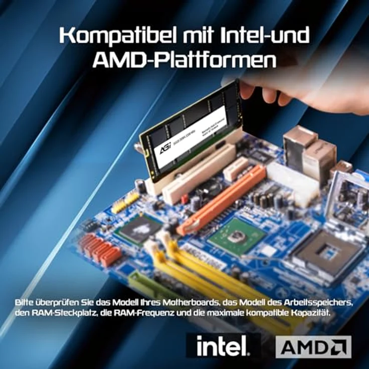 AGI SD138 16GB DDR4 RAM 3200 MHz CL22, 260 Pin Non-ECC SO-DIMM, kompatibel mit Laptops/Notebooks, energieeffizient und leistungsstark – Bild 4