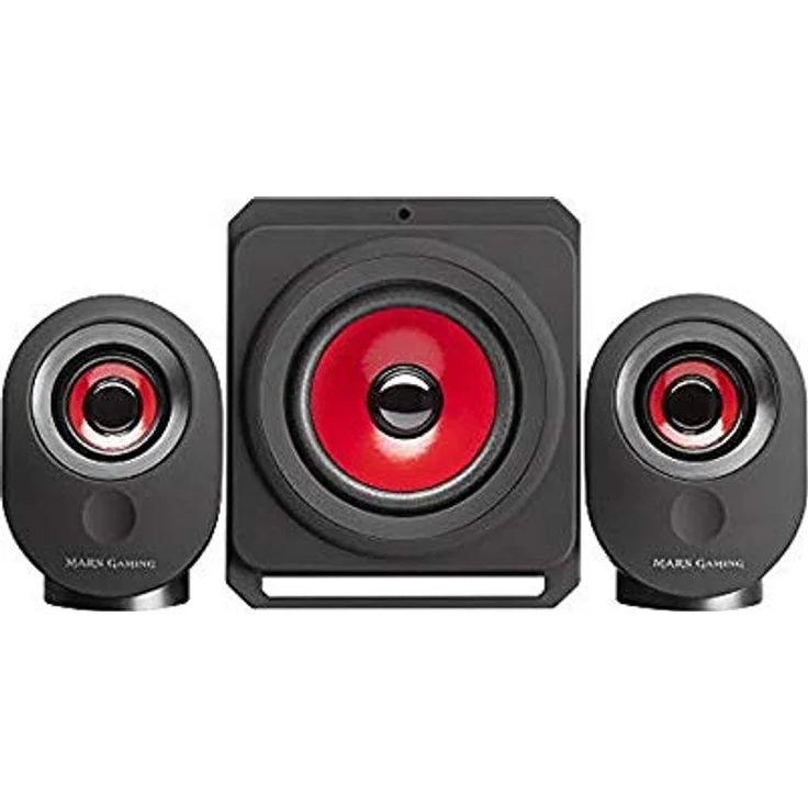 Mars Gaming MSX, altavoces PC 35W, 5 modos multimedia, subwoofer 2.1, Jack 3.5mm – Bild 4
