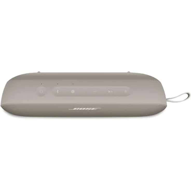 Bose SoundLink Flex Tragbarer Bluetooth-Lautsprecher (2. Gen.), naturgetreuer Klang, bis zu 12 Stunden Akkulaufzeit, staub- und wasserdicht, Sandstein – Bild 4